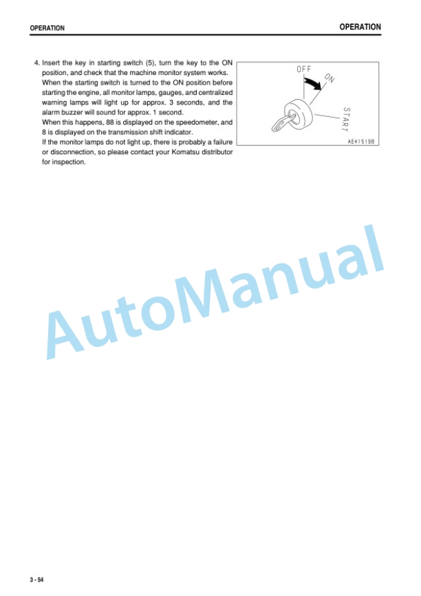 Komatsu WA600-3 Galeo Wheel Loader Operation and Maintenance Manual PEN00070-01 3 Komatsu WA600-3 Galeo Wheel Loader Operation and Maintenance Manual PEN00070-01 - Image 3