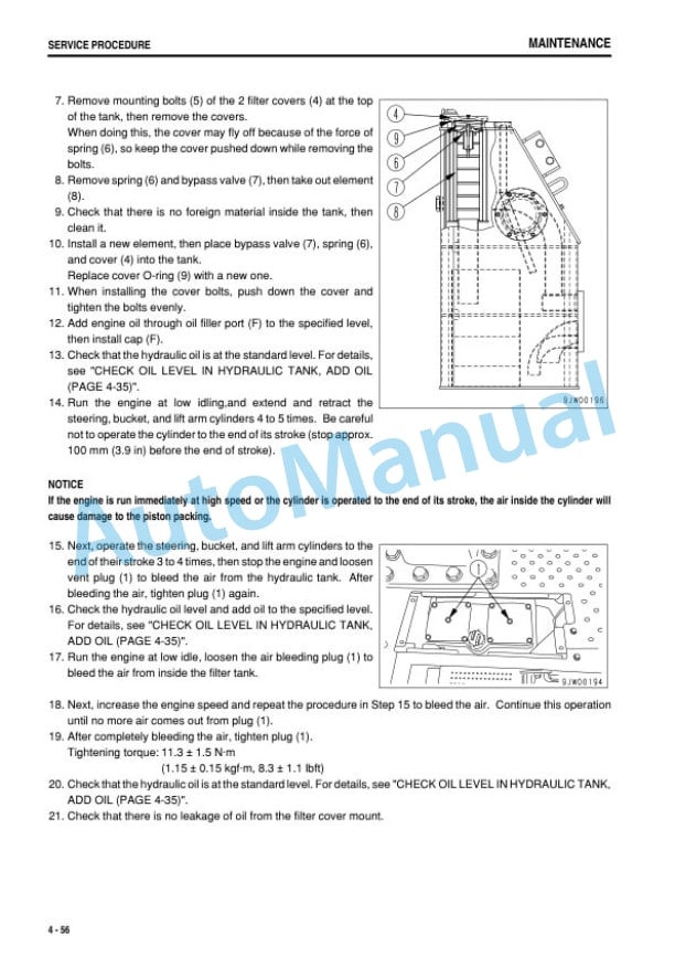 Komatsu WA600-3 Galeo Wheel Loader Operation and Maintenance Manual TEN00002-02 5 Komatsu WA600-3 Galeo Wheel Loader Operation and Maintenance Manual TEN00002-02 - Image 5
