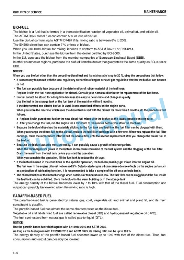 Komatsu WA600-3 Wheel Loader Operation and Maintenance Manual PEN00002-06 4 Komatsu WA600-3 Wheel Loader Operation and Maintenance Manual PEN00002-06 - Image 4