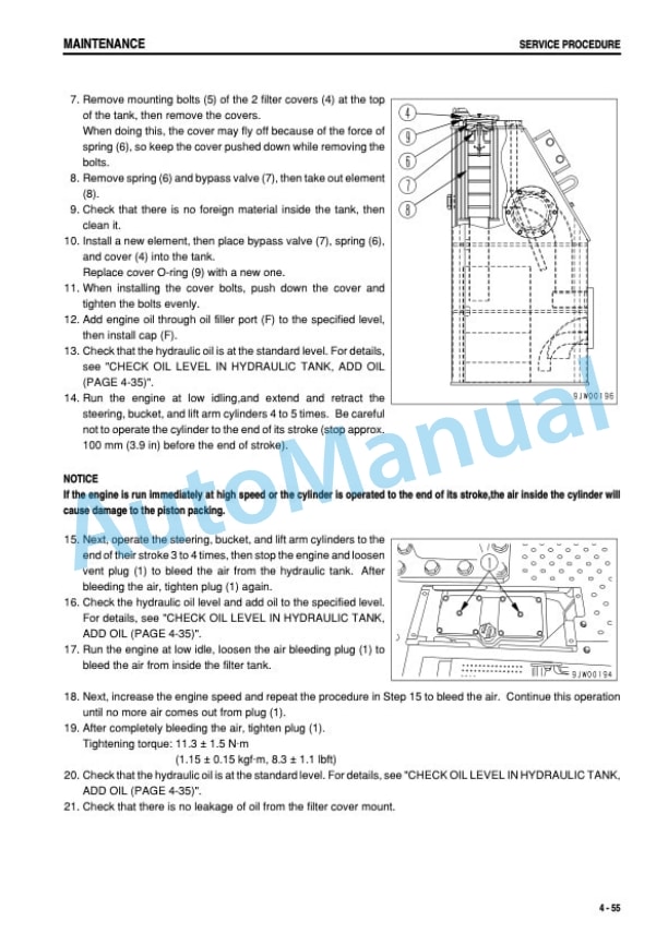 Komatsu WA600-3 Wheel Loader Operation and Maintenance Manual SEAM044300P 5 Komatsu WA600-3 Wheel Loader Operation and Maintenance Manual SEAM044300P - Image 5
