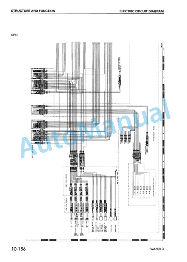 Alternative view of Komatsu WA600-3 Wheel Loader Shop Manual SEBM013223