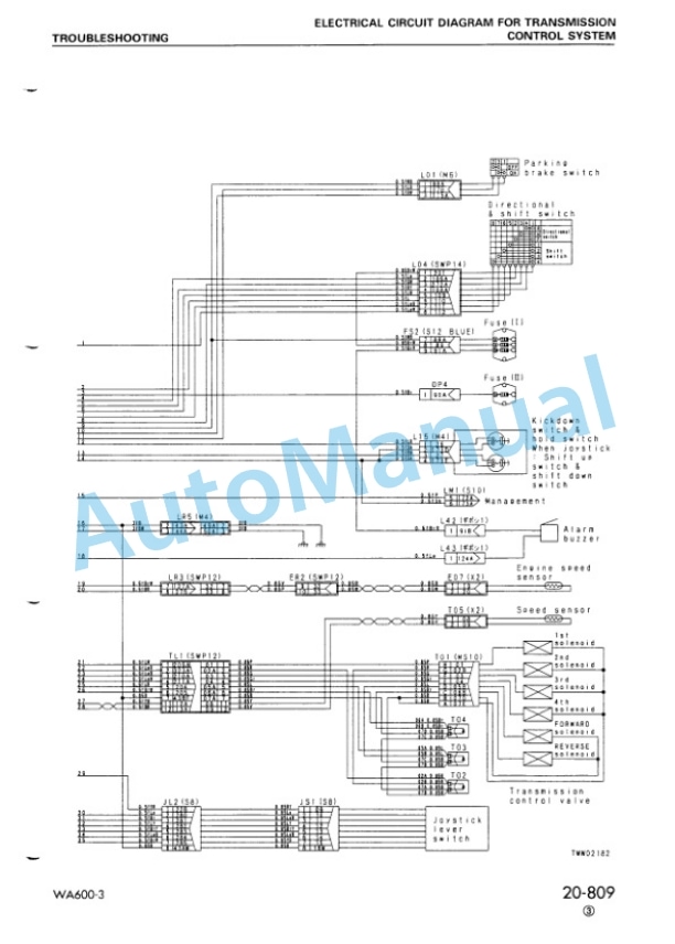 Komatsu WA600-3 Wheel Loader Shop Manual SEBM013223 4 Komatsu WA600-3 Wheel Loader Shop Manual SEBM013223 - Image 4