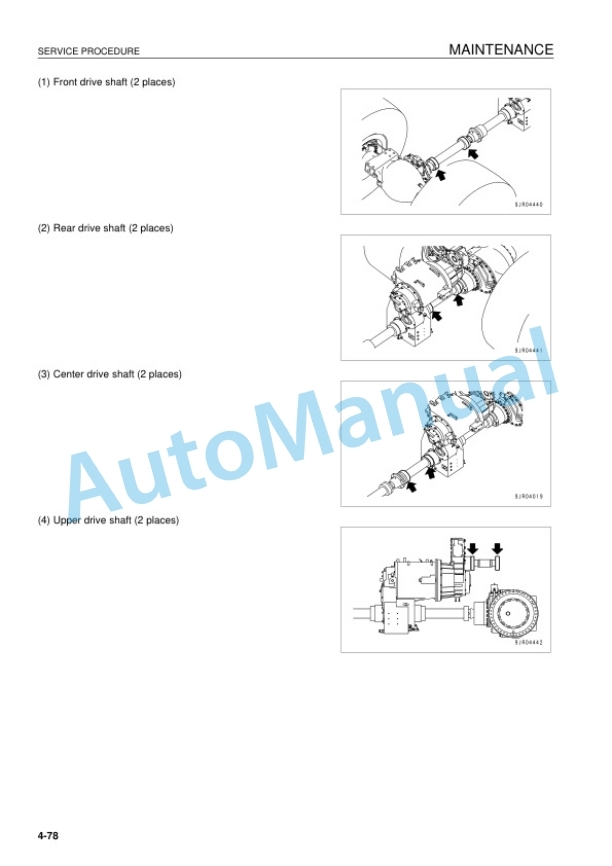 Komatsu WA600-6 Wheel Loader Operation and Maintenance Manual EEAM024501 5 Komatsu WA600-6 Wheel Loader Operation and Maintenance Manual EEAM024501 - Image 5