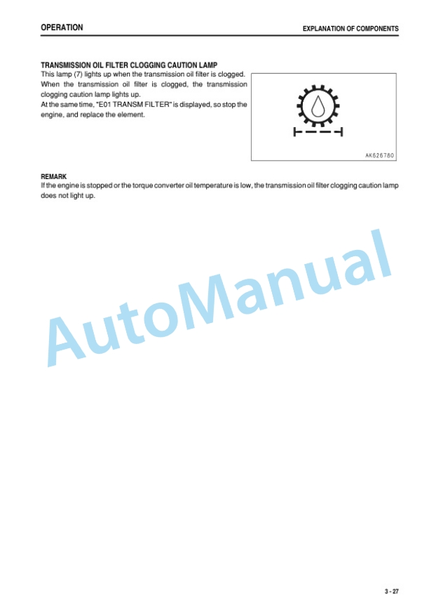 Komatsu WA600-6 Wheel Loader Operation and Maintenance Manual PEN01920-00-2