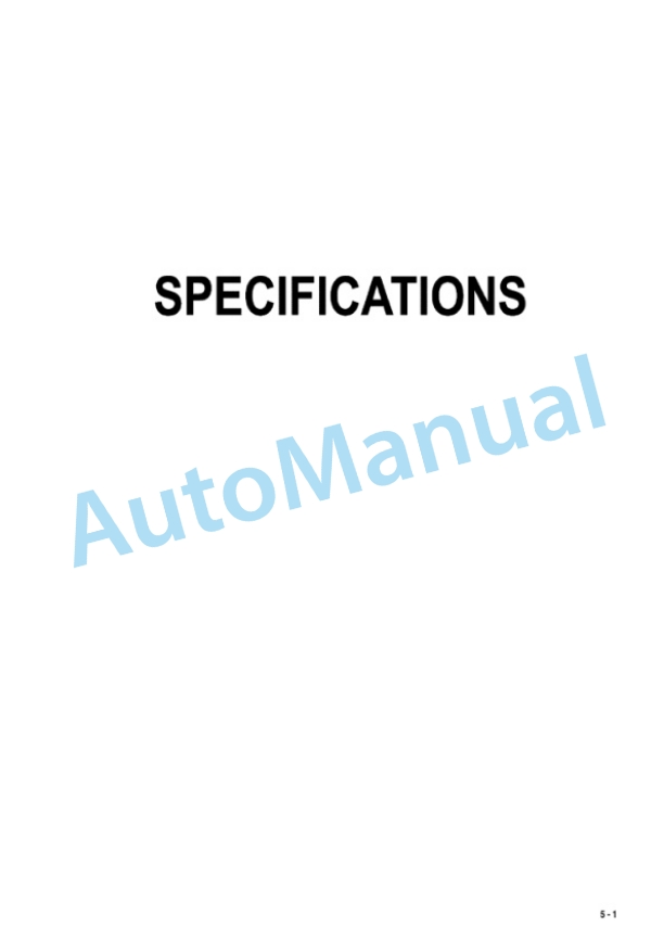 Komatsu WA600-6 Wheel Loader Operation and Maintenance Manual PEN01920-00-5