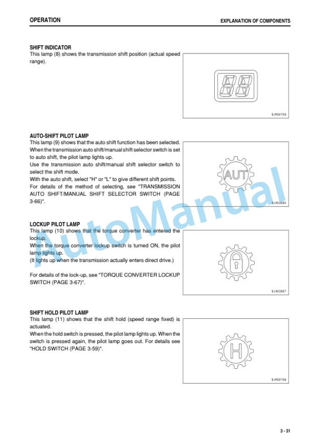 Alternative view of Komatsu WA600-6 Wheel Loader Operation and Maintenance Manual TEN00462-12