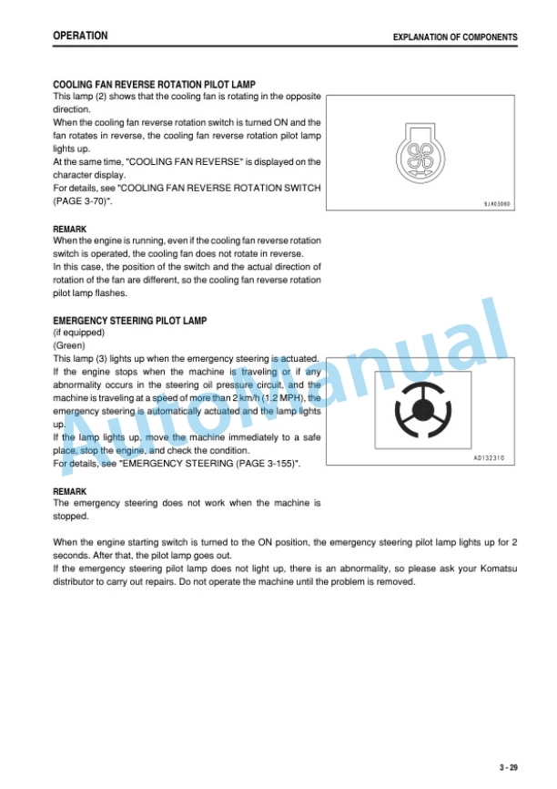 Alternative view of Komatsu WA600-6 Wheel Loader Operation and Maintenance Manual TEN00462-14