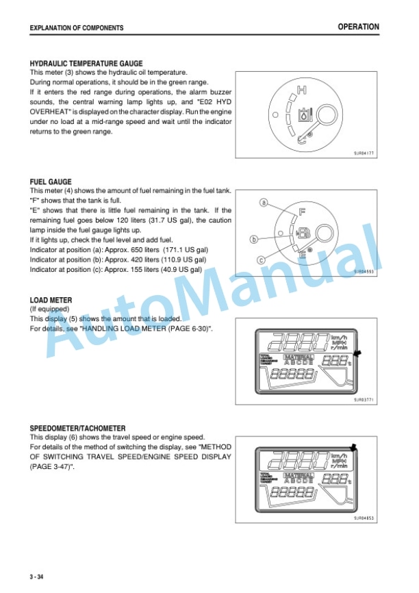 Alternative view of Komatsu WA600-6R Wheel Loader Operation and Maintenance Manual PEN00191-04