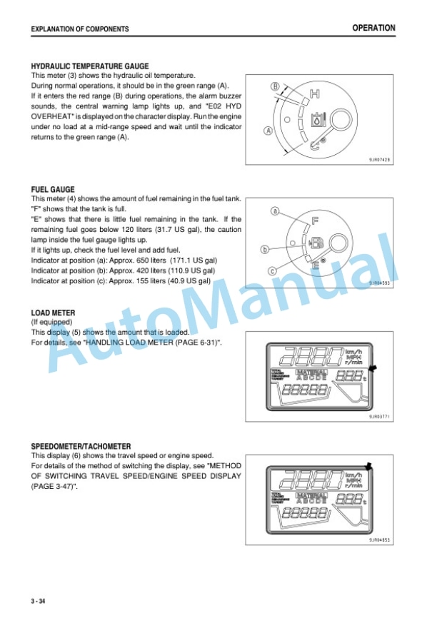Alternative view of Komatsu WA600-6R Wheel Loader Operation and Maintenance Manual PEN00411-01