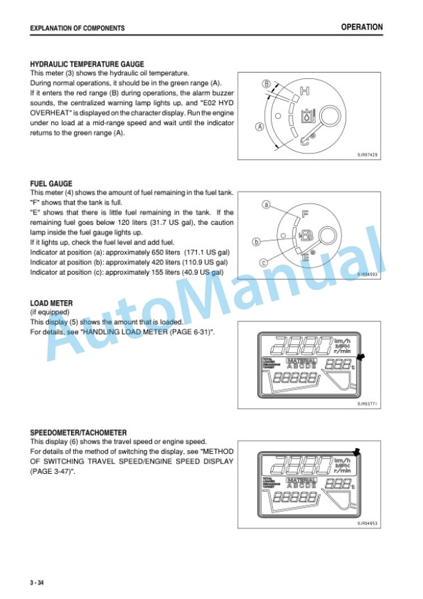 Alternative view of Komatsu WA600-6R Wheel Loader Operation and Maintenance Manual PEN00482-11