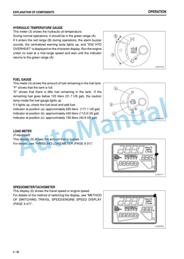 Alternative view of Komatsu WA600-6R Wheel Loader Operation and Maintenance Manual PEN00482-13