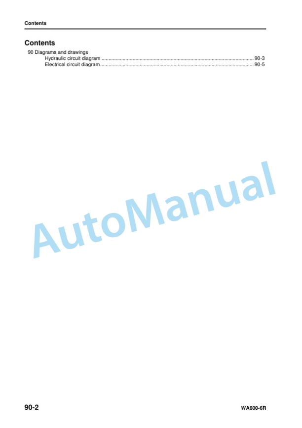 Komatsu WA600-6R Wheel Loader Shop Manual SEN06717-00 5 Komatsu WA600-6R Wheel Loader Shop Manual SEN06717-00 - Image 5