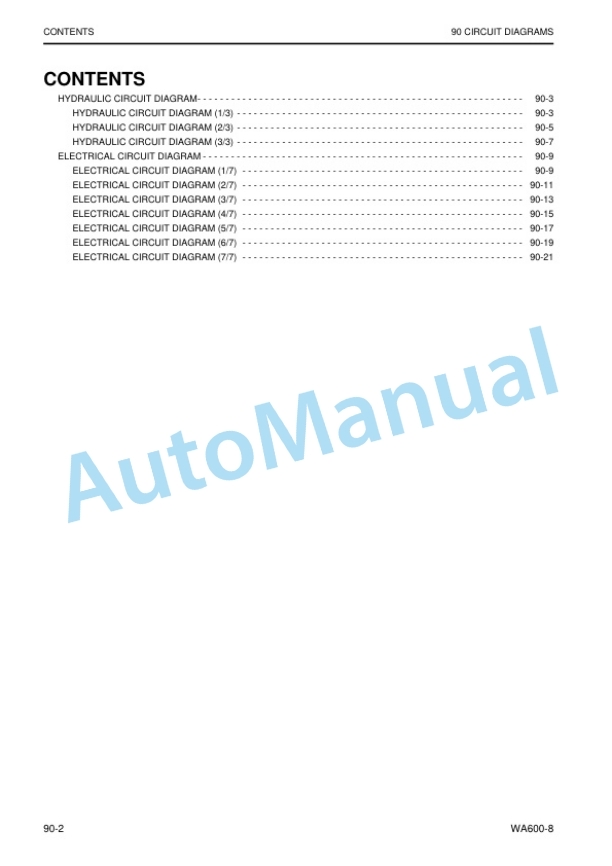 Komatsu WA600-8 Stone Handling Specification Wheel Loader Shop Manual SEN06723-00 4 Komatsu WA600-8 Stone Handling Specification Wheel Loader Shop Manual SEN06723-00 - Image 4