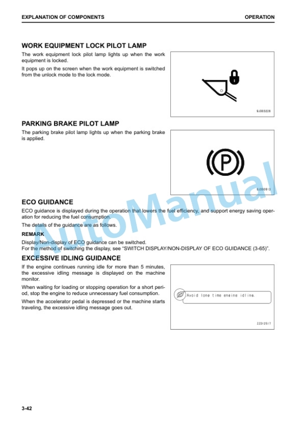 Alternative view of Komatsu WA600-8 Wheel Loader Operation and Maintenance Manual EENAM03471