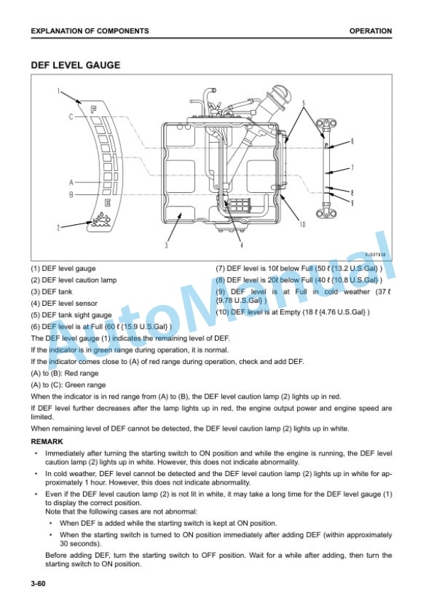 Alternative view of Komatsu WA600-8 Wheel Loader Operation and Maintenance Manual PEN01477-03