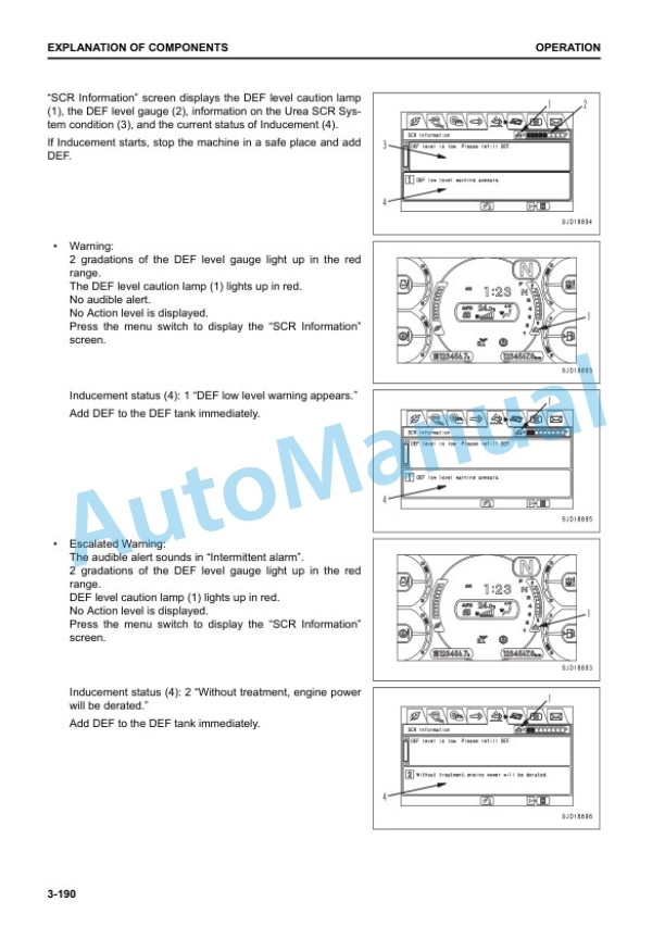 Komatsu WA600-8 Wheel Loader Operation and Maintenance Manual TEN00968-03 3 Komatsu WA600-8 Wheel Loader Operation and Maintenance Manual TEN00968-03 - Image 3