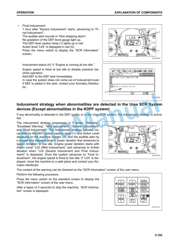 Komatsu WA600-8 Wheel Loader Operation and Maintenance Manual TEN00968-06 3 Komatsu WA600-8 Wheel Loader Operation and Maintenance Manual TEN00968-06 - Image 3