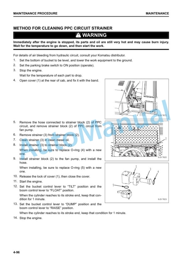 Komatsu WA600-8 Wheel Loader Operation and Maintenance Manual TEN00968-06 5 Komatsu WA600-8 Wheel Loader Operation and Maintenance Manual TEN00968-06 - Image 5