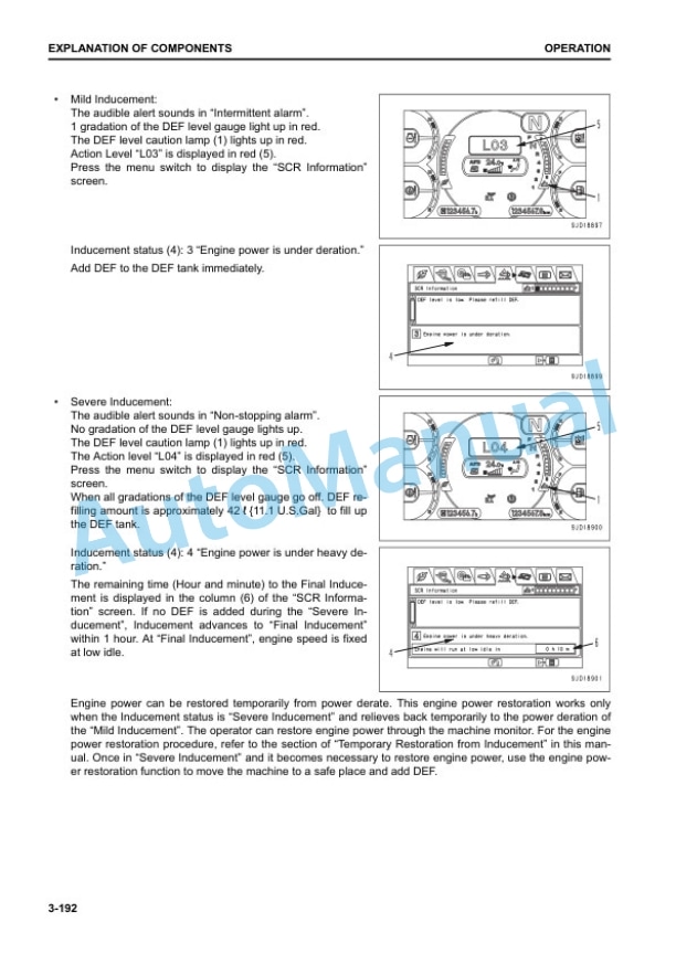 Komatsu WA600-8 Wheel Loader Operation and Maintenance Manual TEN01115-00 3 Komatsu WA600-8 Wheel Loader Operation and Maintenance Manual TEN01115-00 - Image 3