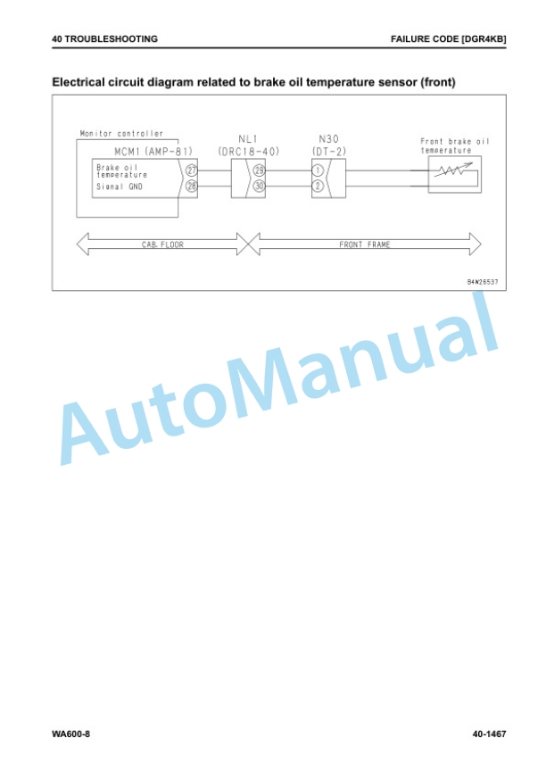 Komatsu WA600-8 Wheel Loader Shop Manual SEN06579-09 4 Komatsu WA600-8 Wheel Loader Shop Manual SEN06579-09 - Image 4
