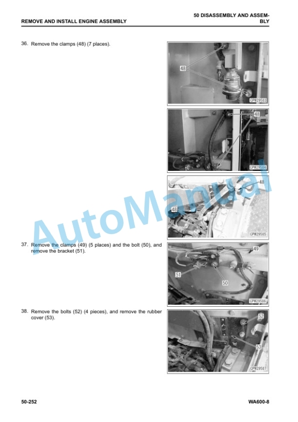 Komatsu WA600-8 Wheel Loader Shop Manual SEN06579-09 5 Komatsu WA600-8 Wheel Loader Shop Manual SEN06579-09 - Image 5