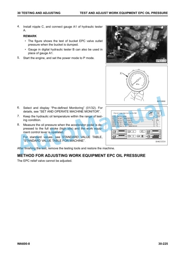 Alternative view of Komatsu WA600-8 Wheel Loader Shop Manual SEN06579-10