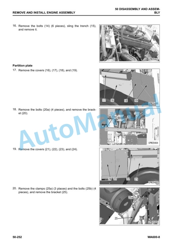 Komatsu WA600-8 Wheel Loader Shop Manual SEN06579-10 5 Komatsu WA600-8 Wheel Loader Shop Manual SEN06579-10 - Image 5