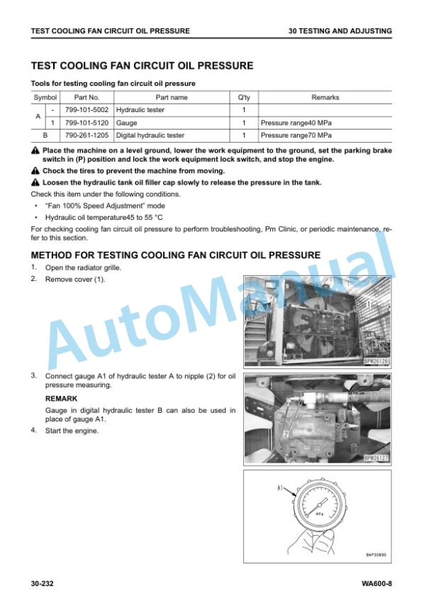 Alternative view of Komatsu WA600-8 Wheel Loader Shop Manual SEN06579-15