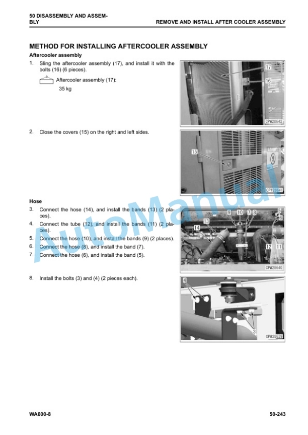 Komatsu WA600-8 Wheel Loader Shop Manual SEN06579-15 5 Komatsu WA600-8 Wheel Loader Shop Manual SEN06579-15 - Image 5