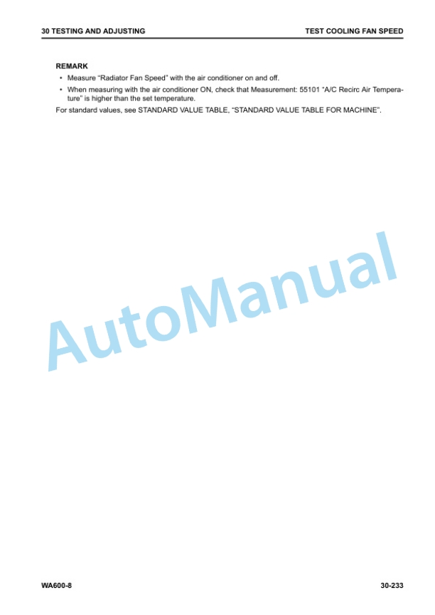Alternative view of Komatsu WA600-8 Wheel Loader Shop Manual SEN06579-16