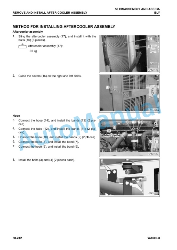 Komatsu WA600-8 Wheel Loader Shop Manual SEN06579-17 5 Komatsu WA600-8 Wheel Loader Shop Manual SEN06579-17 - Image 5