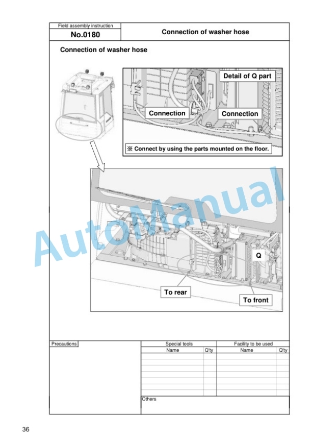 Komatsu WA600-8E0 Wheel Loader Field Assembly Instruction GEN00201-00 3 Komatsu WA600-8E0 Wheel Loader Field Assembly Instruction GEN00201-00 - Image 3