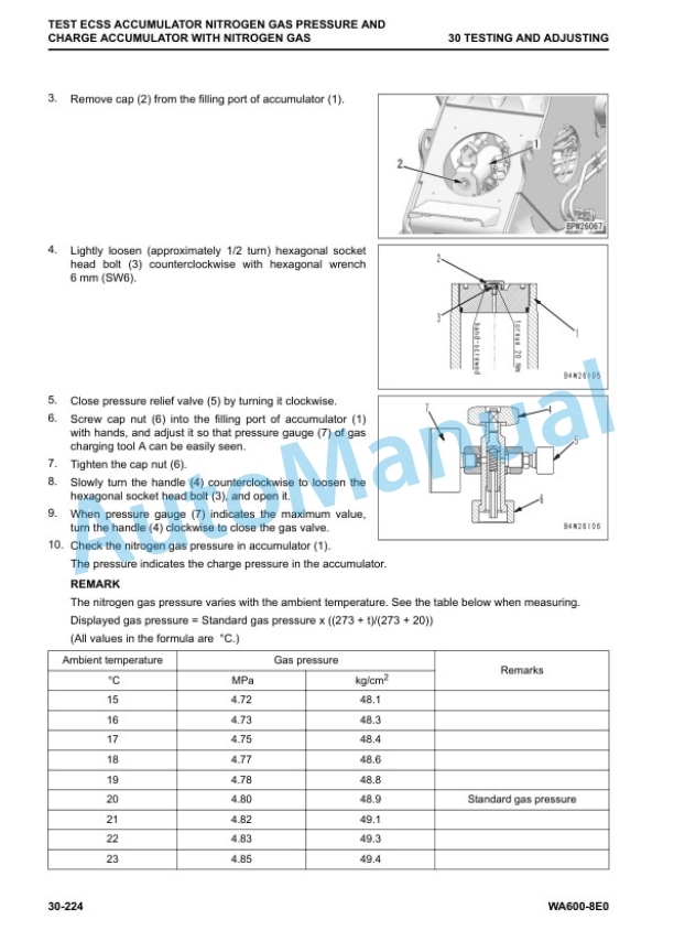 Alternative view of Komatsu WA600-8E0 Wheel Loader Shop Manual SEN06766-00