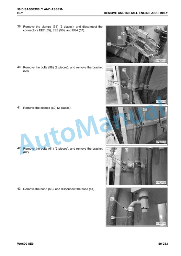 Komatsu WA600-8E0 Wheel Loader Shop Manual SEN06766-02 5 Komatsu WA600-8E0 Wheel Loader Shop Manual SEN06766-02 - Image 5