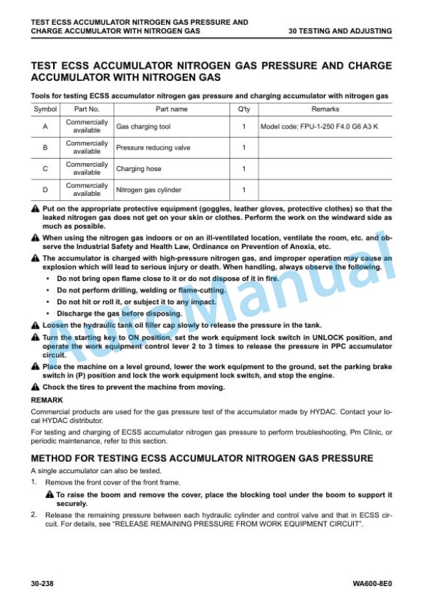 Alternative view of Komatsu WA600-8E0 Wheel Loader Shop Manual SEN06766-08