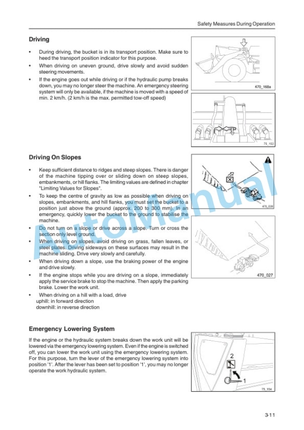 Alternative view of Komatsu WA65-3 Wheel Loader Operation and Maintenance Manual VEAM940100