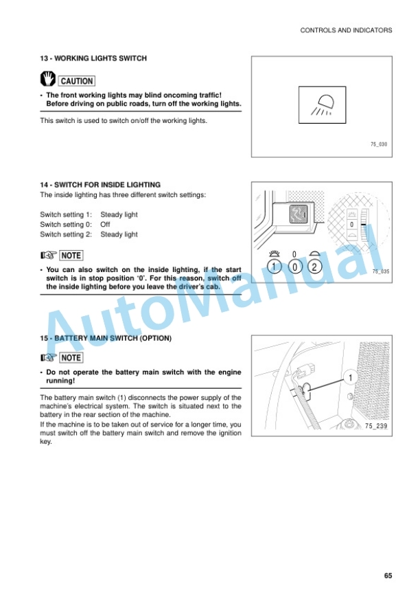 Komatsu WA65-3 Wheel Loader Operation and Maintenance Manual VEAM940200 3 Komatsu WA65-3 Wheel Loader Operation and Maintenance Manual VEAM940200 - Image 3