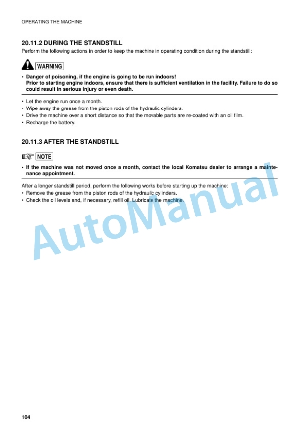 Komatsu WA65-3 Wheel Loader Operation and Maintenance Manual VEAM940200 4 Komatsu WA65-3 Wheel Loader Operation and Maintenance Manual VEAM940200 - Image 4