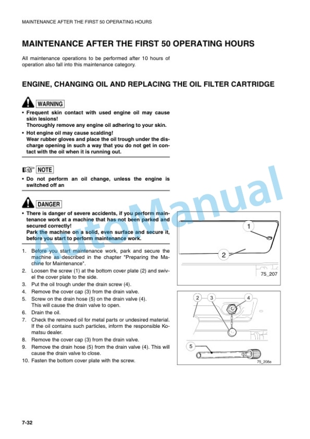Komatsu WA65-3 Wheel Loader Operation and Maintenance Manual VEAM940600 5 Komatsu WA65-3 Wheel Loader Operation and Maintenance Manual VEAM940600 - Image 5