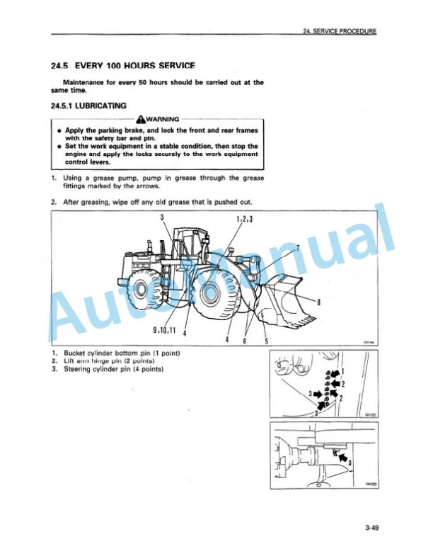 Komatsu WA700-1 Wheel Loader Operation and Maintenance Manual SEAM011501 5 Komatsu WA700-1 Wheel Loader Operation and Maintenance Manual SEAM011501 - Image 5