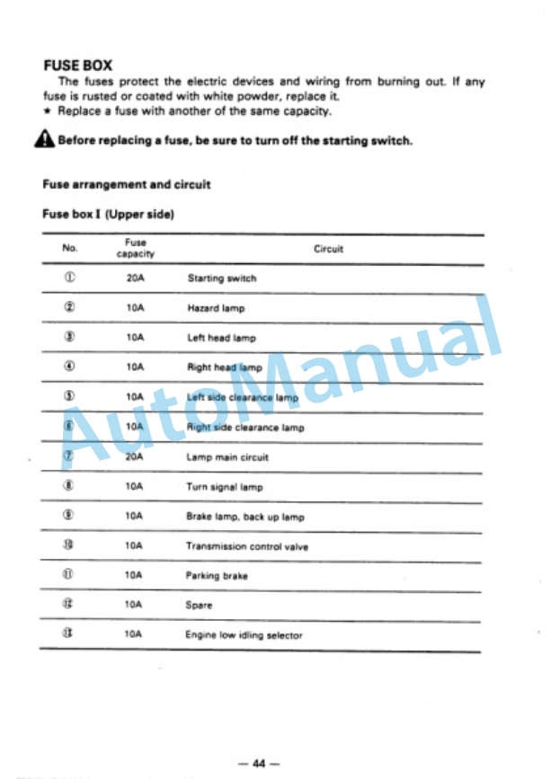Alternative view of Komatsu WA700-1 Wheel Loader Operation and Maintenance Manual SEAM04270101