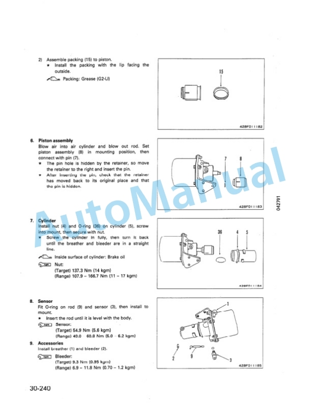 Komatsu WA700-1 Wheel Loader Shop Manual SEBM009501 5 Komatsu WA700-1 Wheel Loader Shop Manual SEBM009501 - Image 5