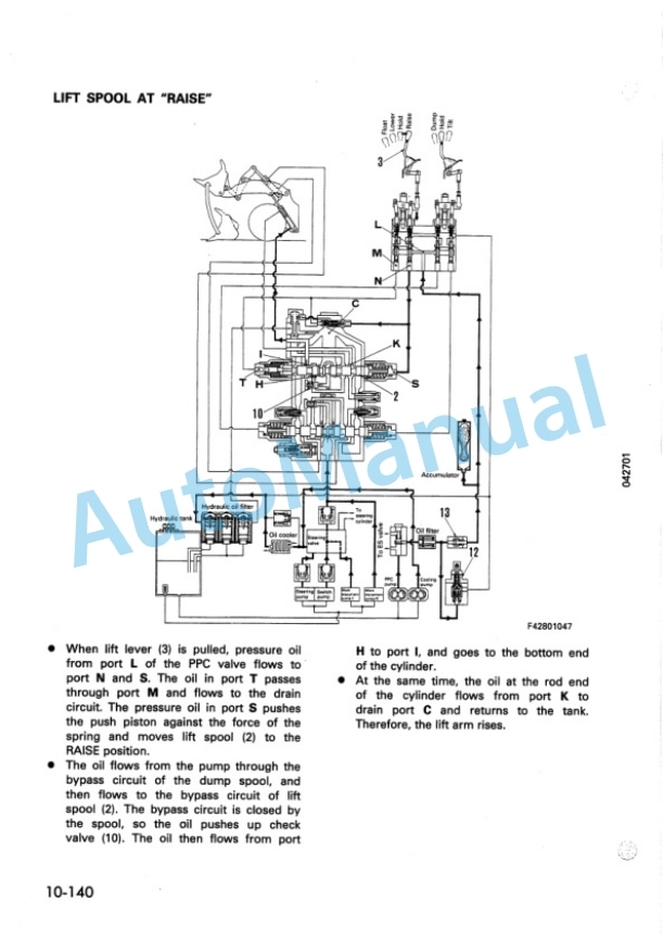 Alternative view of Komatsu WA700-1 Wheel Loader Shop Manual SEBM04270104