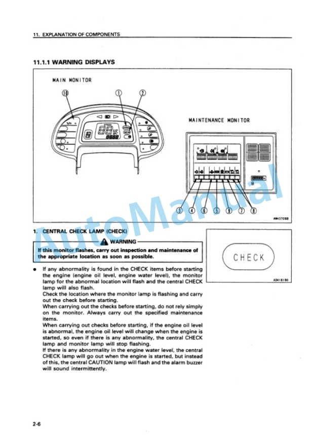 Alternative view of Komatsu WA700-3 Avance Wheel Loader Operation and Maintenance Manual SEAM018504T