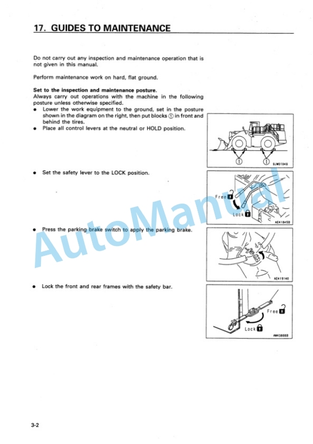 Komatsu WA700-3 Avance Wheel Loader Operation and Maintenance Manual SEAM032201P 4 Komatsu WA700-3 Avance Wheel Loader Operation and Maintenance Manual SEAM032201P - Image 4
