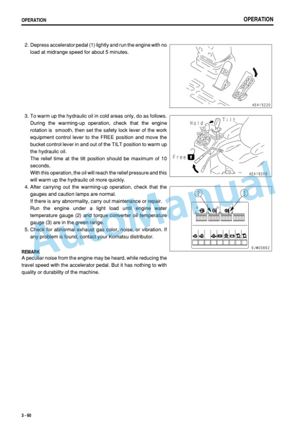 Komatsu WA700-3 Galeo Wheel Loader Operation and Maintenance Manual PEN00001-03 3 Komatsu WA700-3 Galeo Wheel Loader Operation and Maintenance Manual PEN00001-03 - Image 3