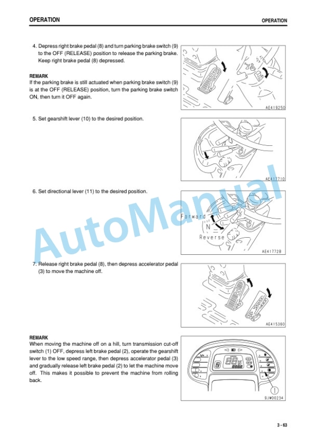 Komatsu WA700-3 Galeo Wheel Loader Operation and Maintenance Manual PEN00071-02 3 Komatsu WA700-3 Galeo Wheel Loader Operation and Maintenance Manual PEN00071-02 - Image 3