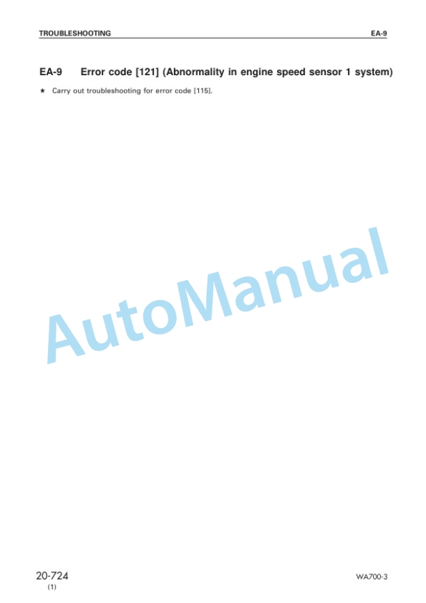 Komatsu WA700-3 KA Spec Wheel Loader Shop Manual SEBM032803 5 Komatsu WA700-3 KA Spec Wheel Loader Shop Manual SEBM032803 - Image 5
