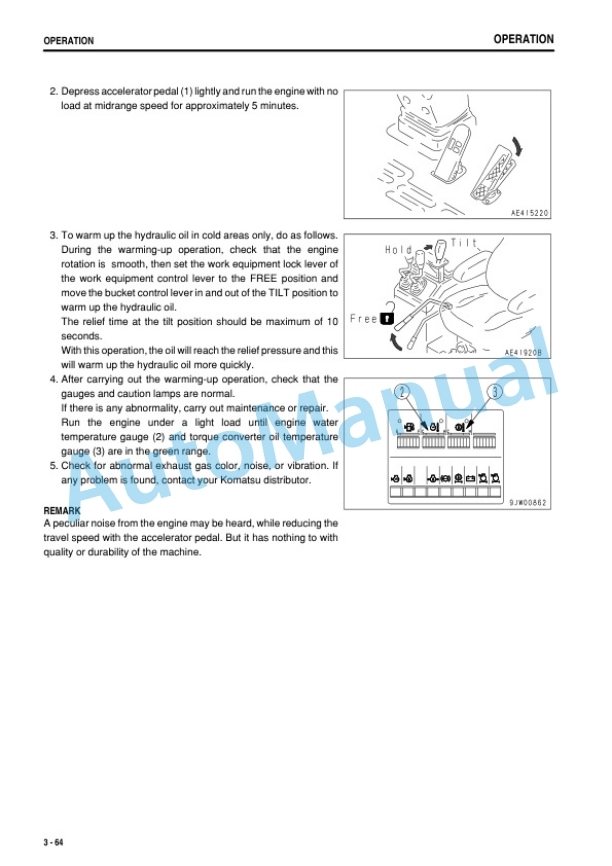 Komatsu WA700-3 Wheel Loader Operation and Maintenance Manual PEN00304-03 3 Komatsu WA700-3 Wheel Loader Operation and Maintenance Manual PEN00304-03 - Image 3