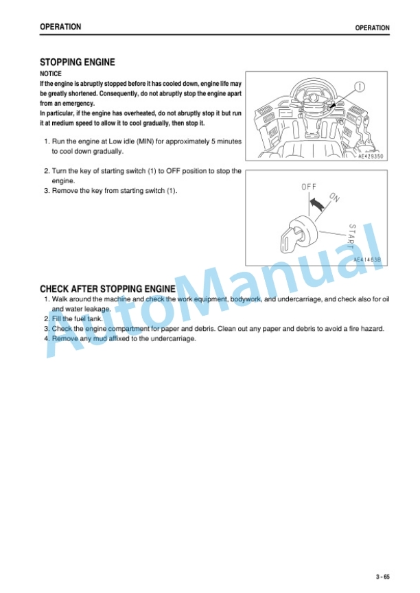 Komatsu WA700-3 Wheel Loader Operation and Maintenance Manual PEN00304-05 3 Komatsu WA700-3 Wheel Loader Operation and Maintenance Manual PEN00304-05 - Image 3